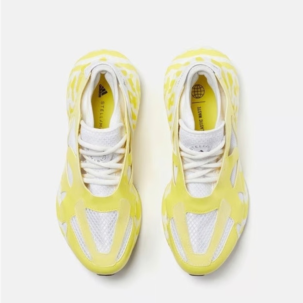 Adidas x Stella McCartney Yellow and White Sneakers